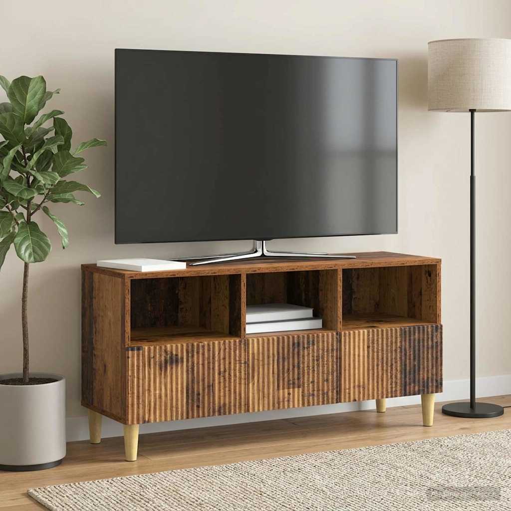 TV-Schränk 102 x 34,5 x 50 cm Altholz Holzwerkstoff