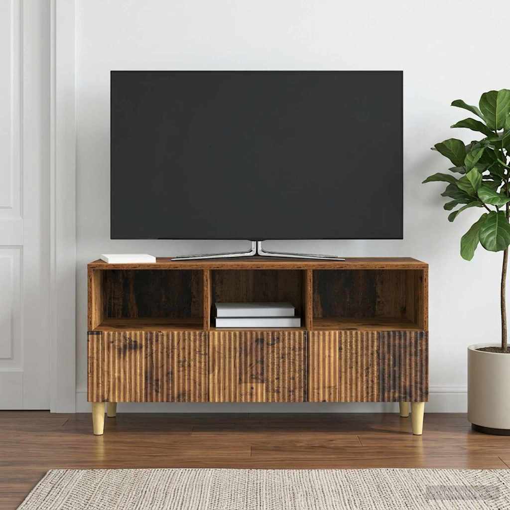 TV-Schränk 102 x 34,5 x 50 cm Altholz Holzwerkstoff
