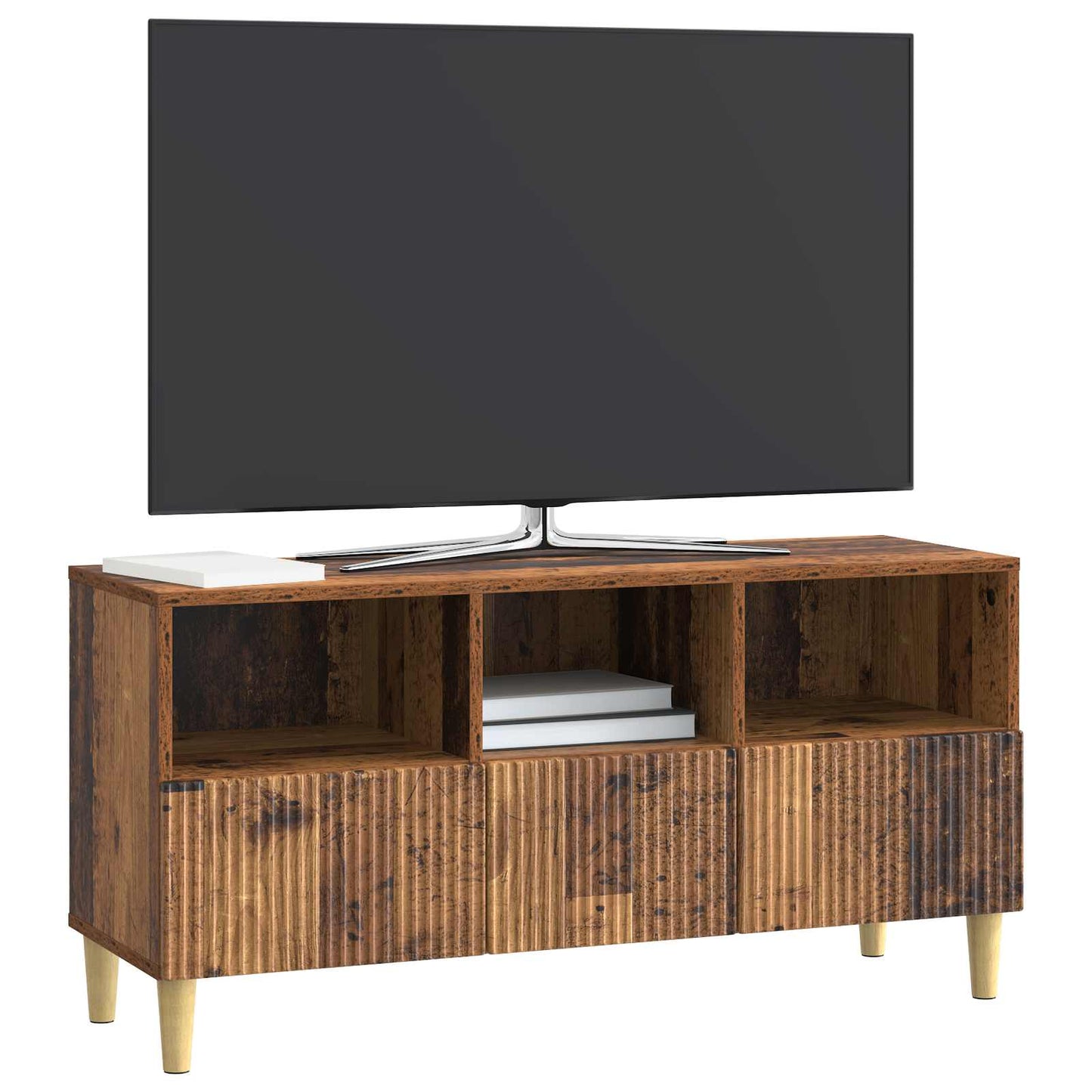 TV-Schränk 102 x 34,5 x 50 cm Altholz Holzwerkstoff