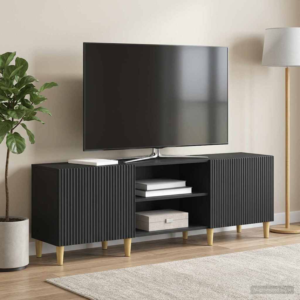 TV-Schränk Schwarz 150 x 31 x 50 cm Holzwerkstoff