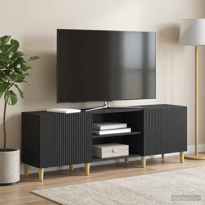 TV-Schränk Schwarz 150 x 31 x 50 cm Holzwerkstoff