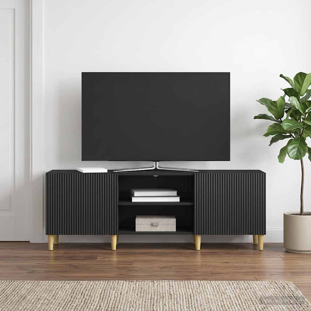 TV-Schränk Schwarz 150 x 31 x 50 cm Holzwerkstoff
