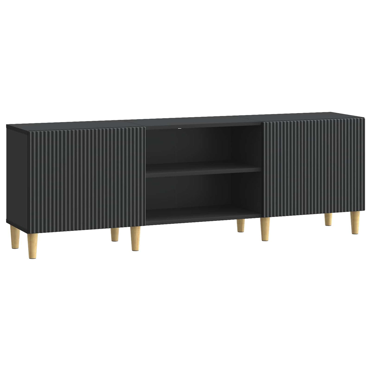 TV-Schränk Schwarz 150 x 31 x 50 cm Holzwerkstoff