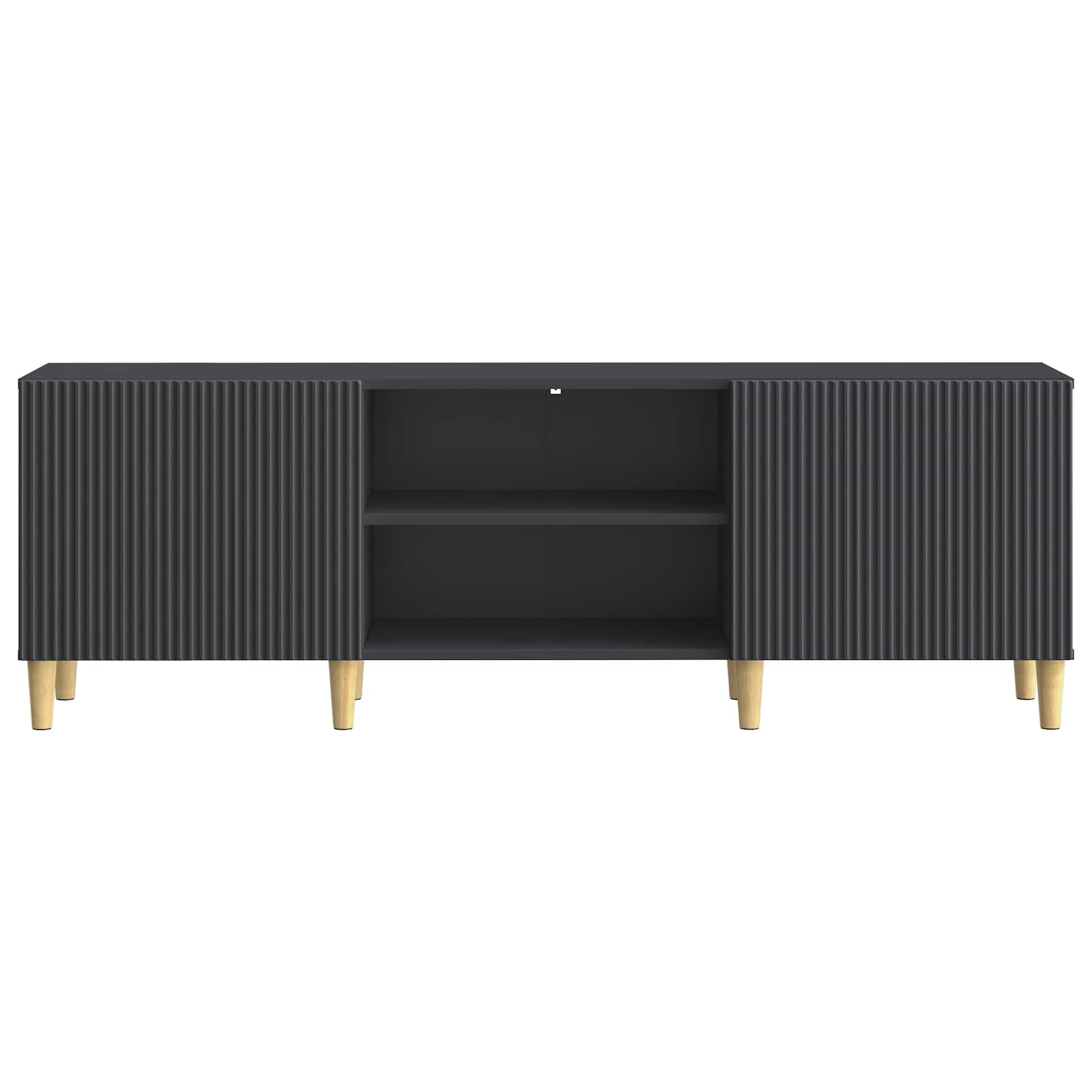 TV-Schränk Schwarz 150 x 31 x 50 cm Holzwerkstoff