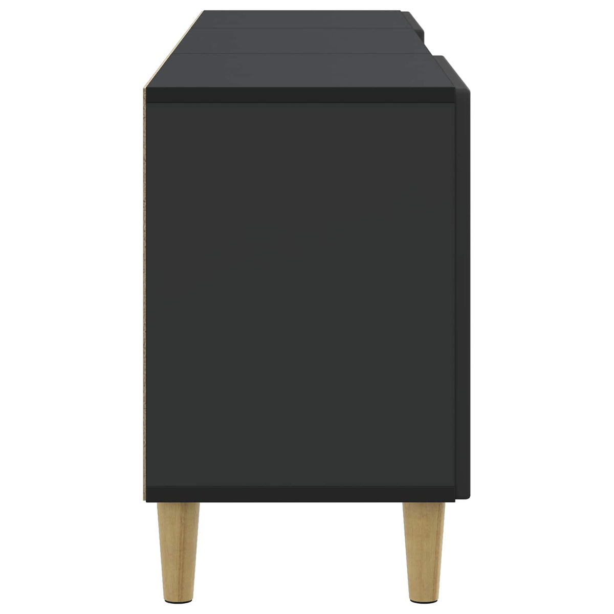 TV-Schränk Schwarz 150 x 31 x 50 cm Holzwerkstoff