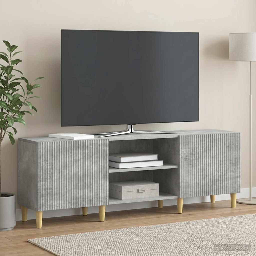 TV-Schränk Betongrau 150 x 31 x 50 cm Holzwerkstoff
