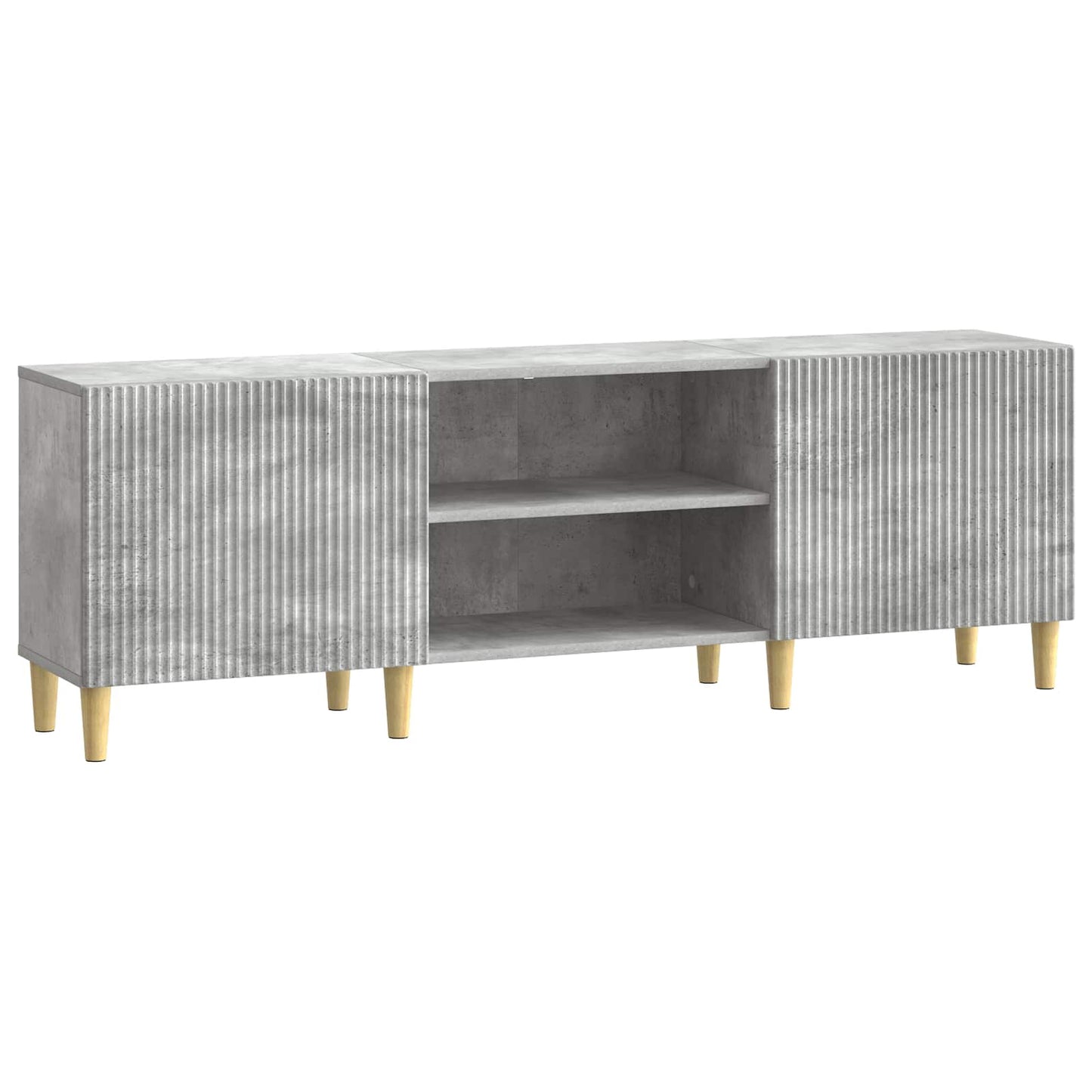 TV-Schränk Betongrau 150 x 31 x 50 cm Holzwerkstoff