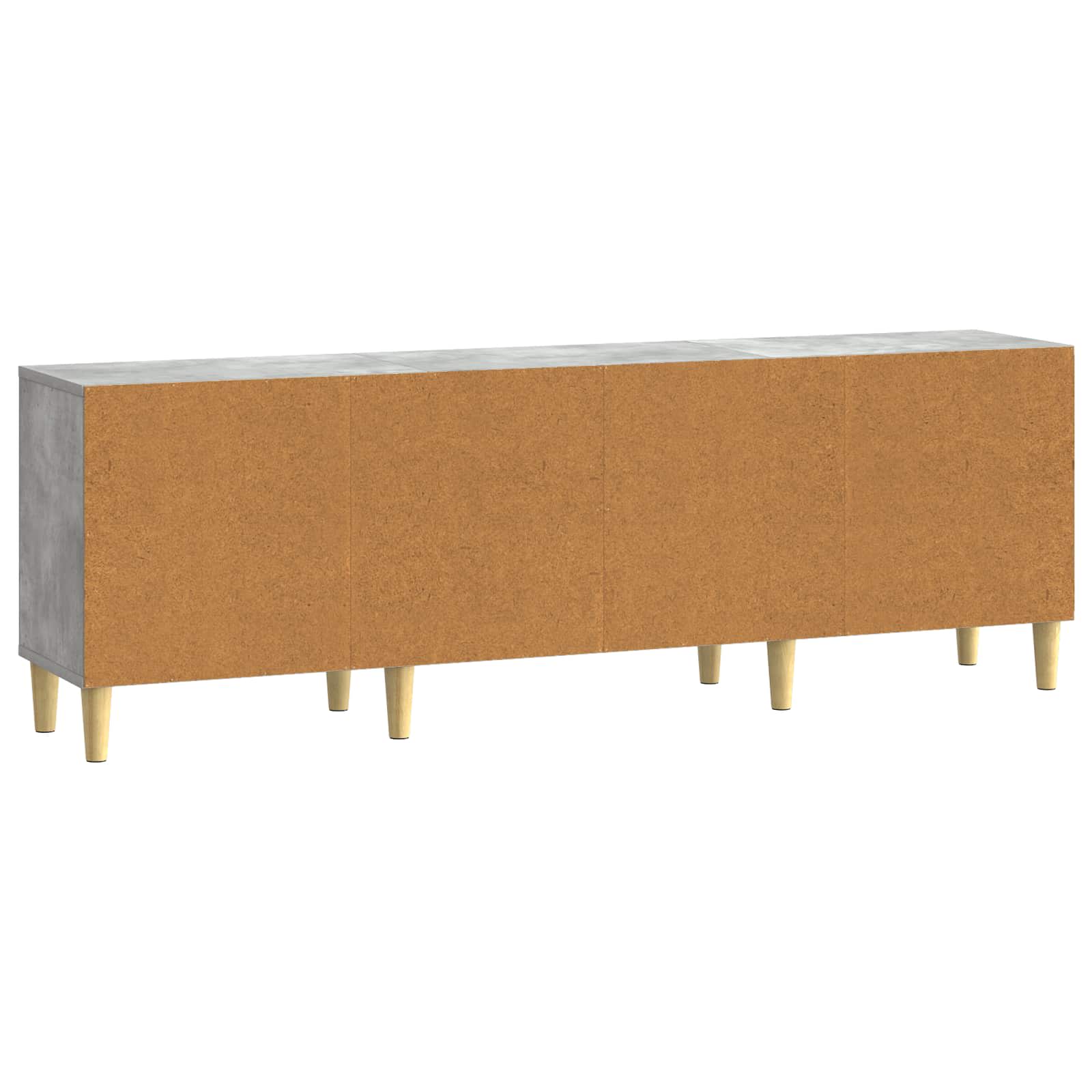 TV-Schränk Betongrau 150 x 31 x 50 cm Holzwerkstoff