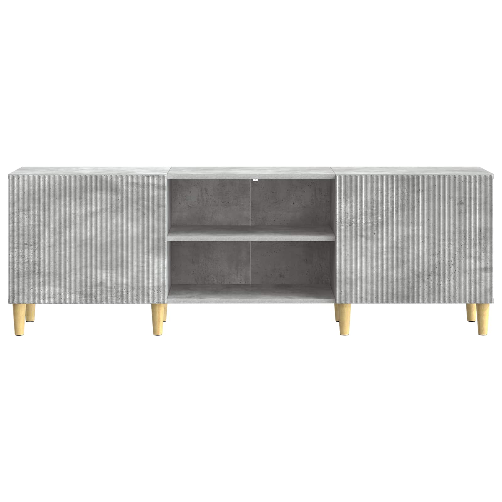 TV-Schränk Betongrau 150 x 31 x 50 cm Holzwerkstoff