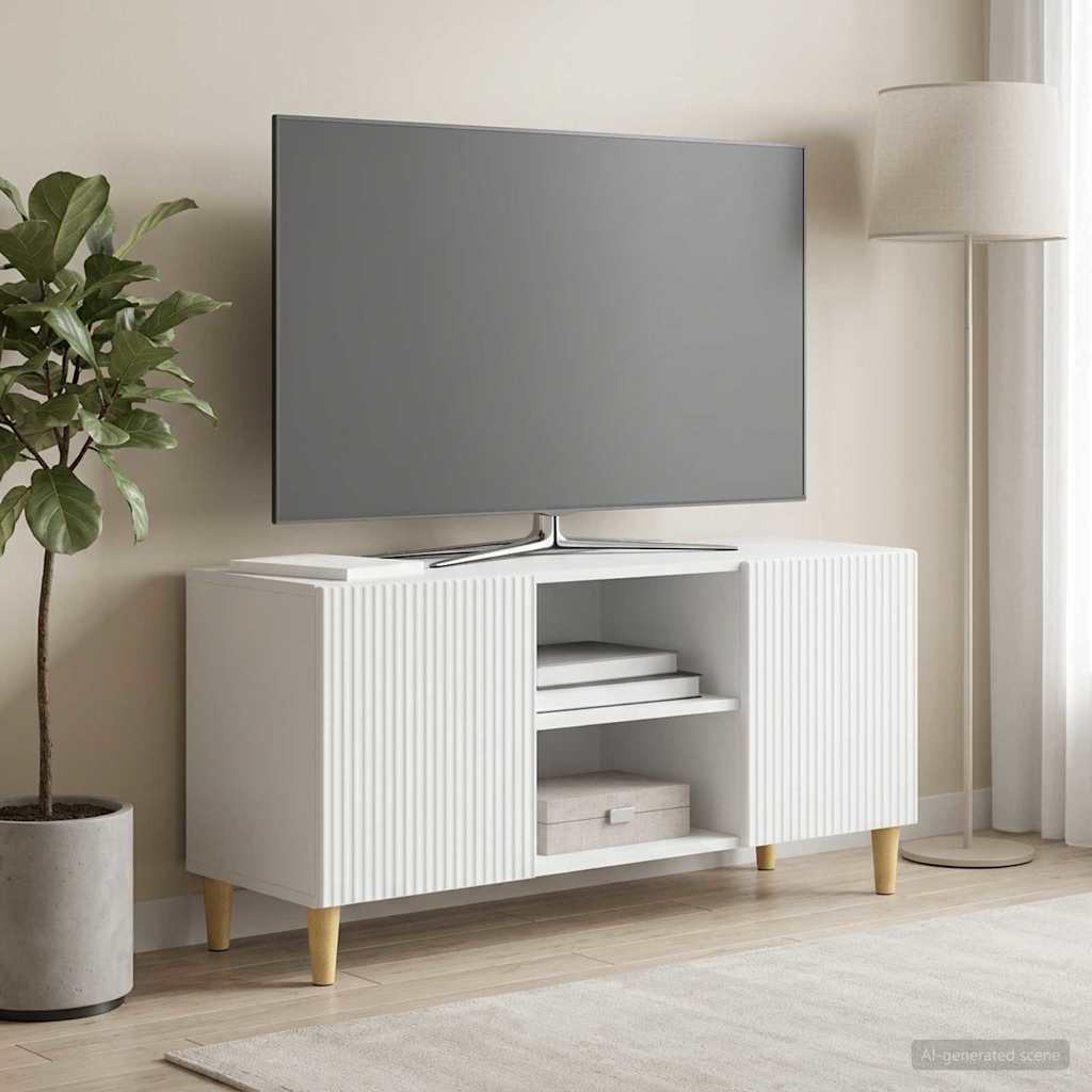 TV-Schränk Weiß 102 x 34,5 x 50 cm Holzwerkstoff