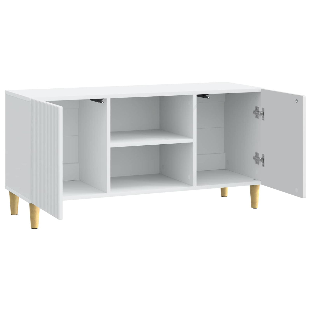 TV-Schränk Weiß 102 x 34,5 x 50 cm Holzwerkstoff