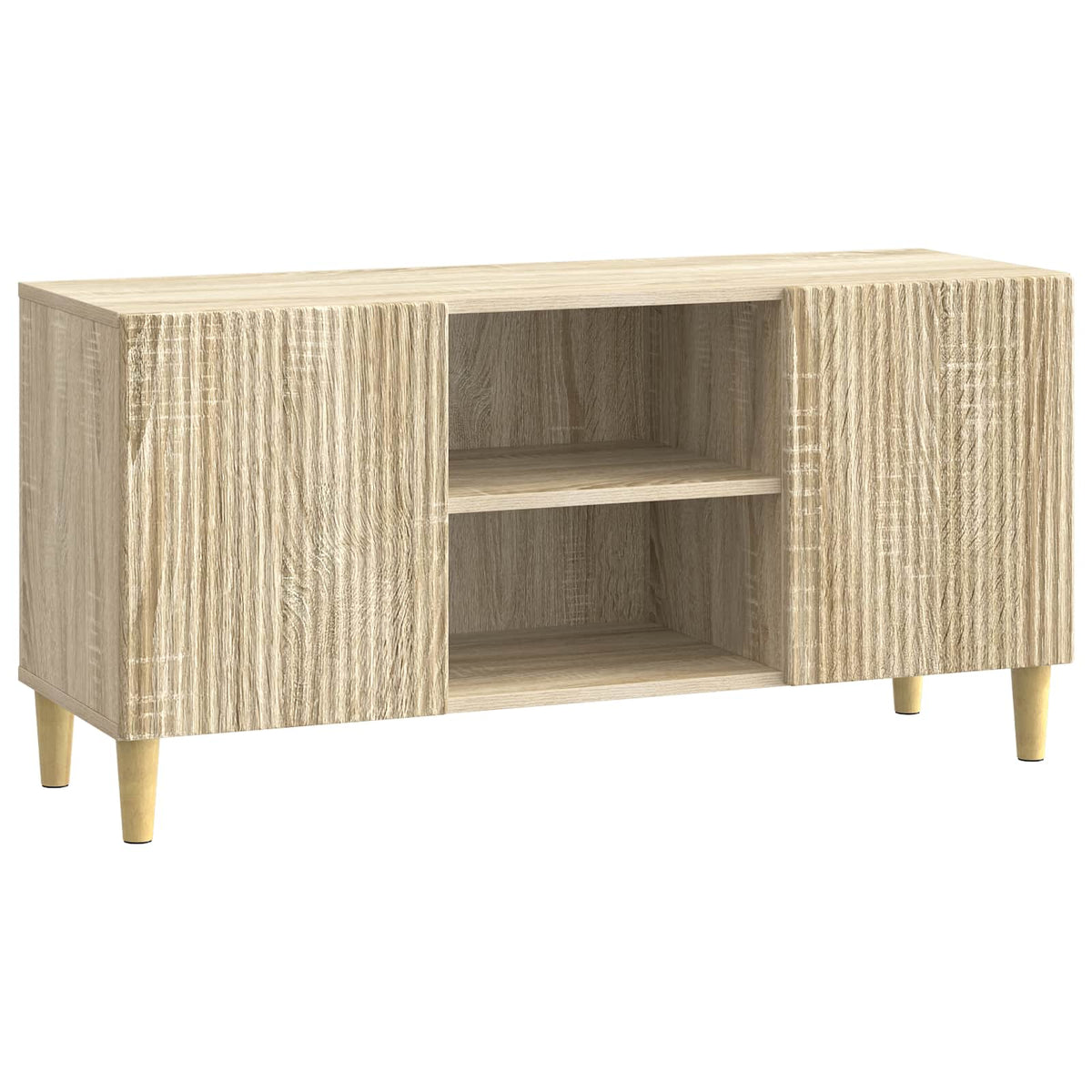 TV-Schränk 102 x 34,5 x 50 cm Sonoma-Eiche Holzwerkstoff