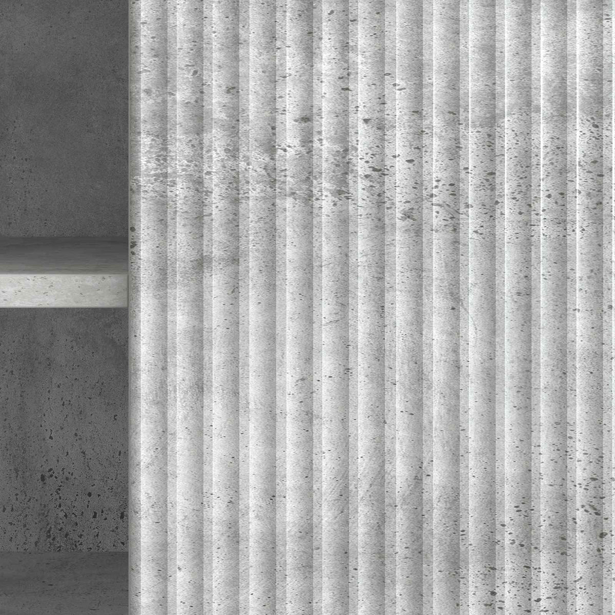 TV-Schränk 102 x 34,5 x 50 cm Betongrau Holzwerkstoff