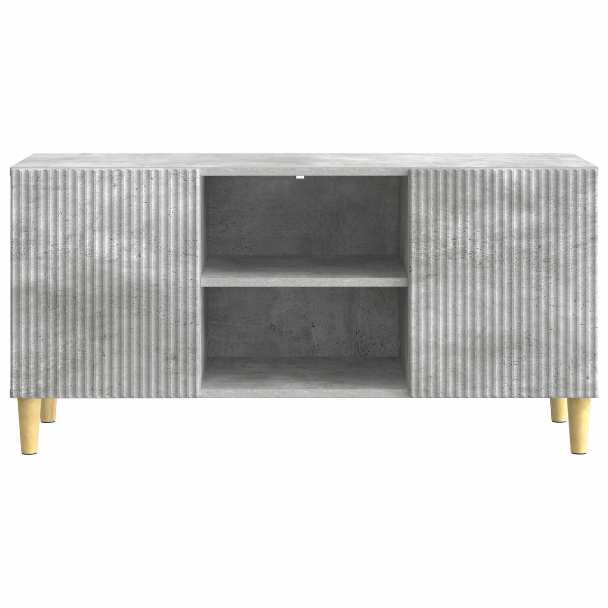 TV-Schränk 102 x 34,5 x 50 cm Betongrau Holzwerkstoff