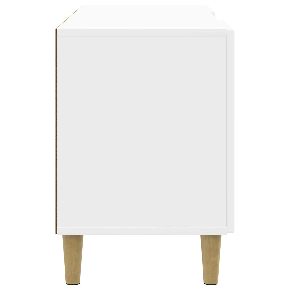 TV-Schränk 102 x 34,5 x 50 cm Hochglanz Weiß Holzwerkstoff