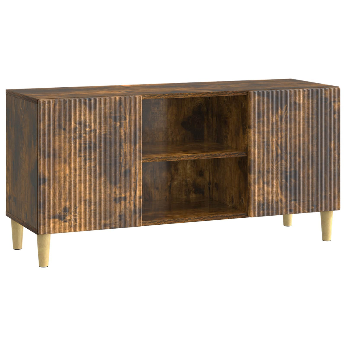 TV-Schränk 102 x 34,5 x 50 cm Räuchereiche Holzwerkstoff