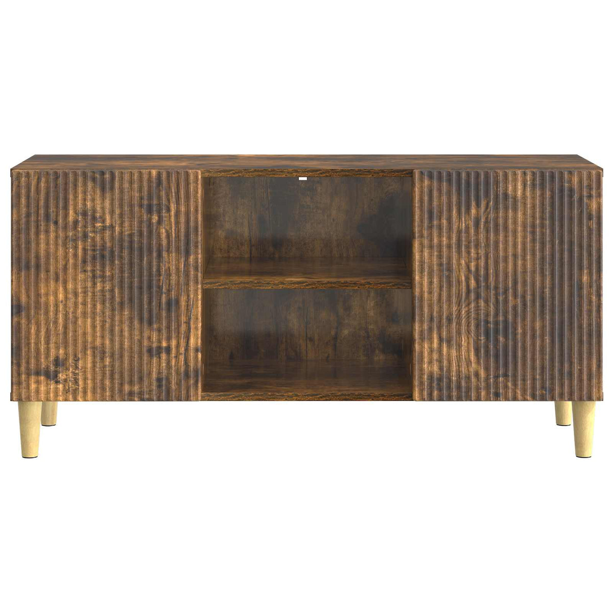 TV-Schränk 102 x 34,5 x 50 cm Räuchereiche Holzwerkstoff
