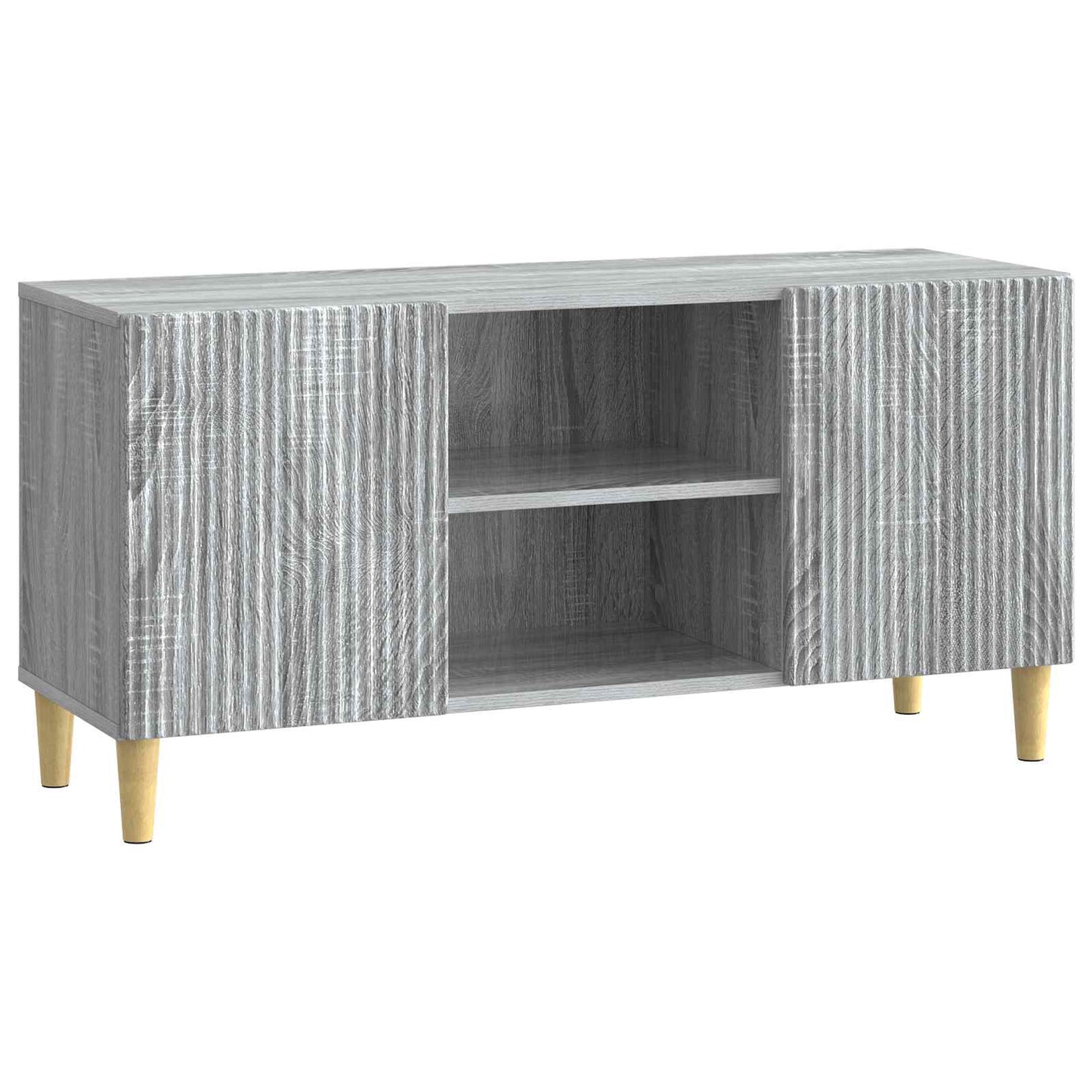 TV-Schränk 102 x 34,5 x 50 cm Sonoma-Grau Holzwerkstoff