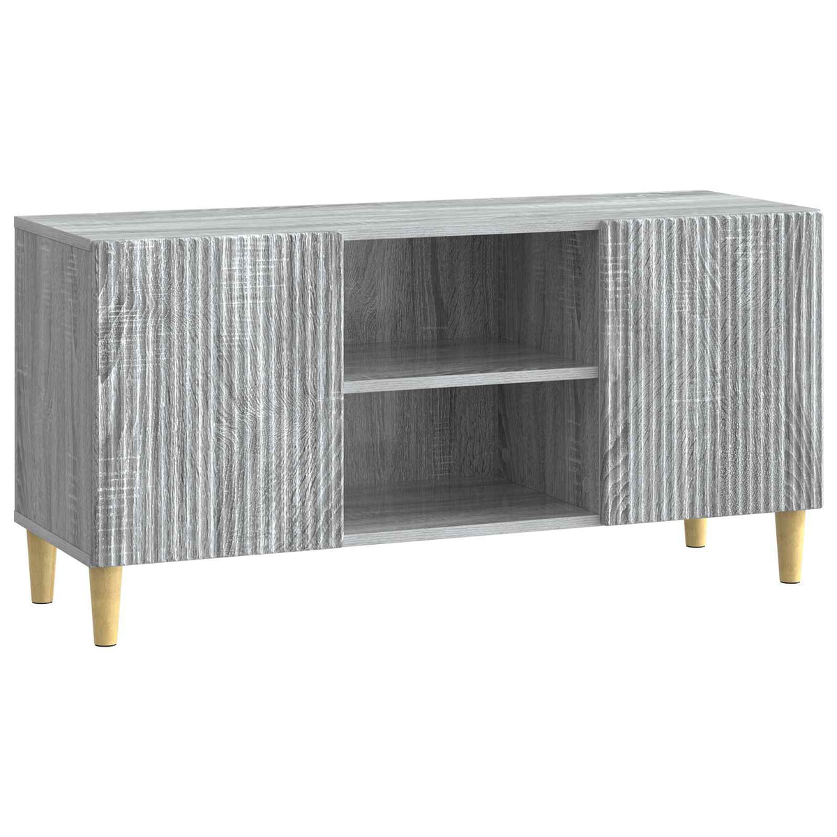 TV-Schränk 102 x 34,5 x 50 cm Sonoma-Grau Holzwerkstoff