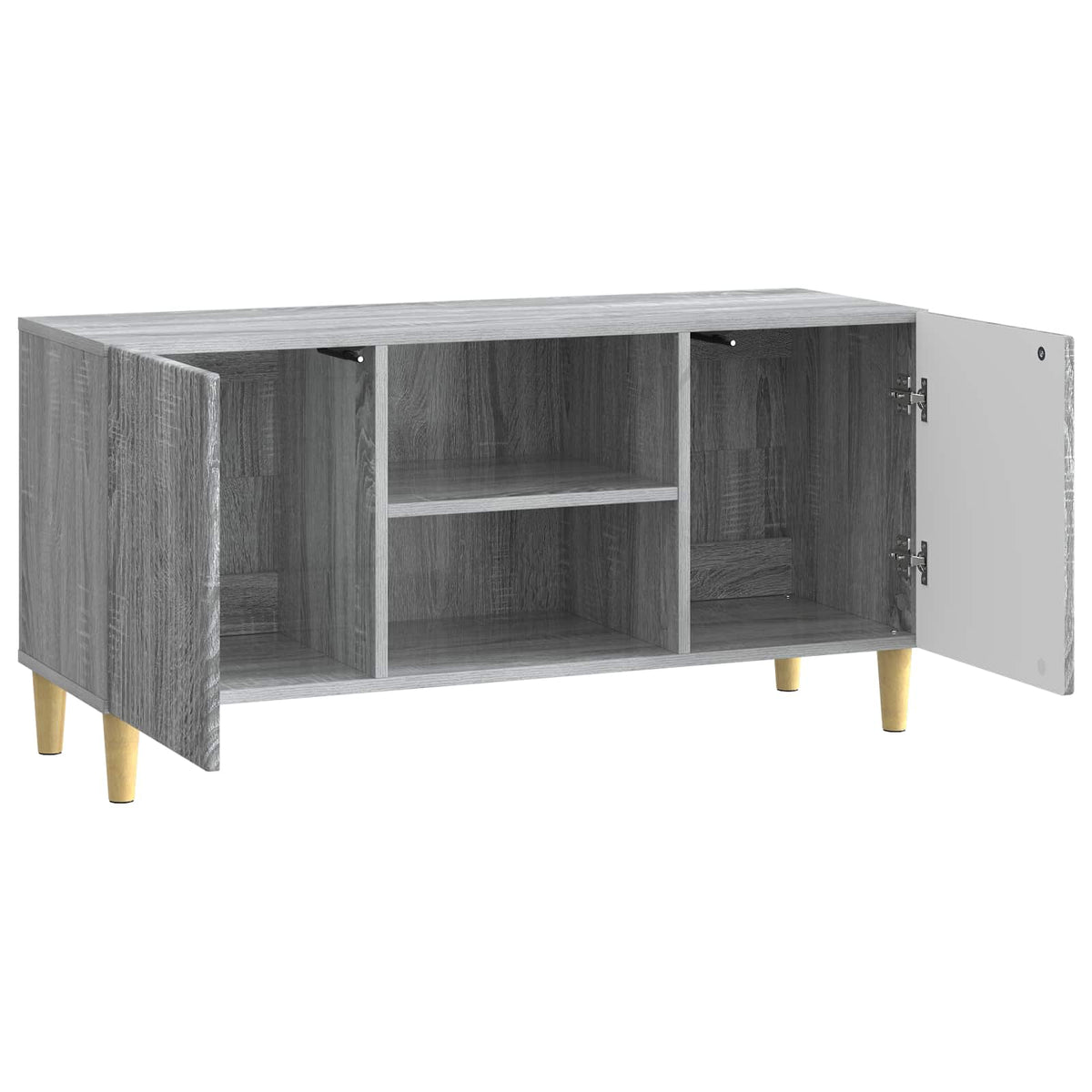 TV-Schränk 102 x 34,5 x 50 cm Sonoma-Grau Holzwerkstoff