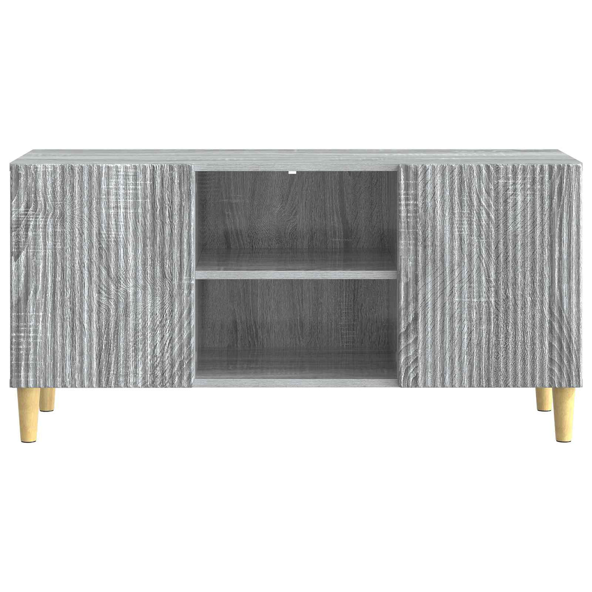 TV-Schränk 102 x 34,5 x 50 cm Sonoma-Grau Holzwerkstoff