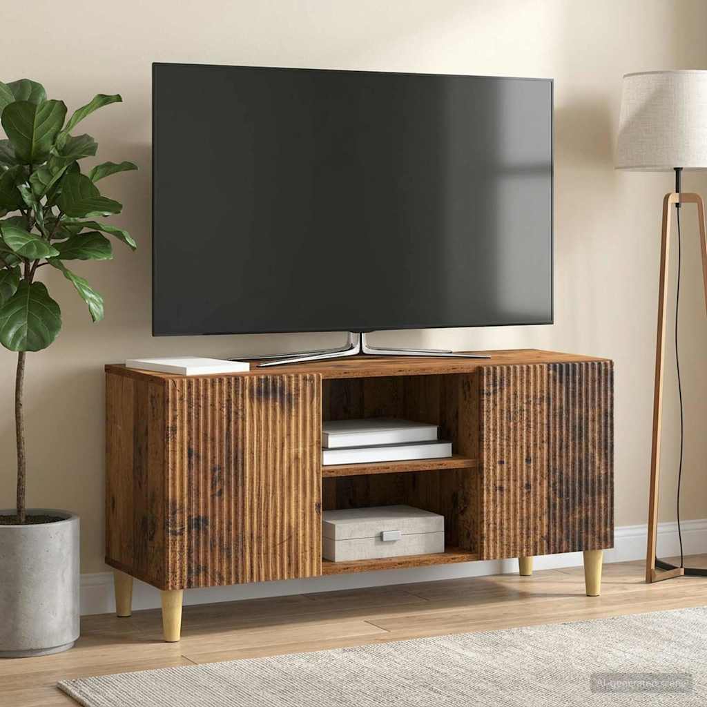TV-Schränk 102 x 34,5 x 50 cm Altholz Holzwerkstoff