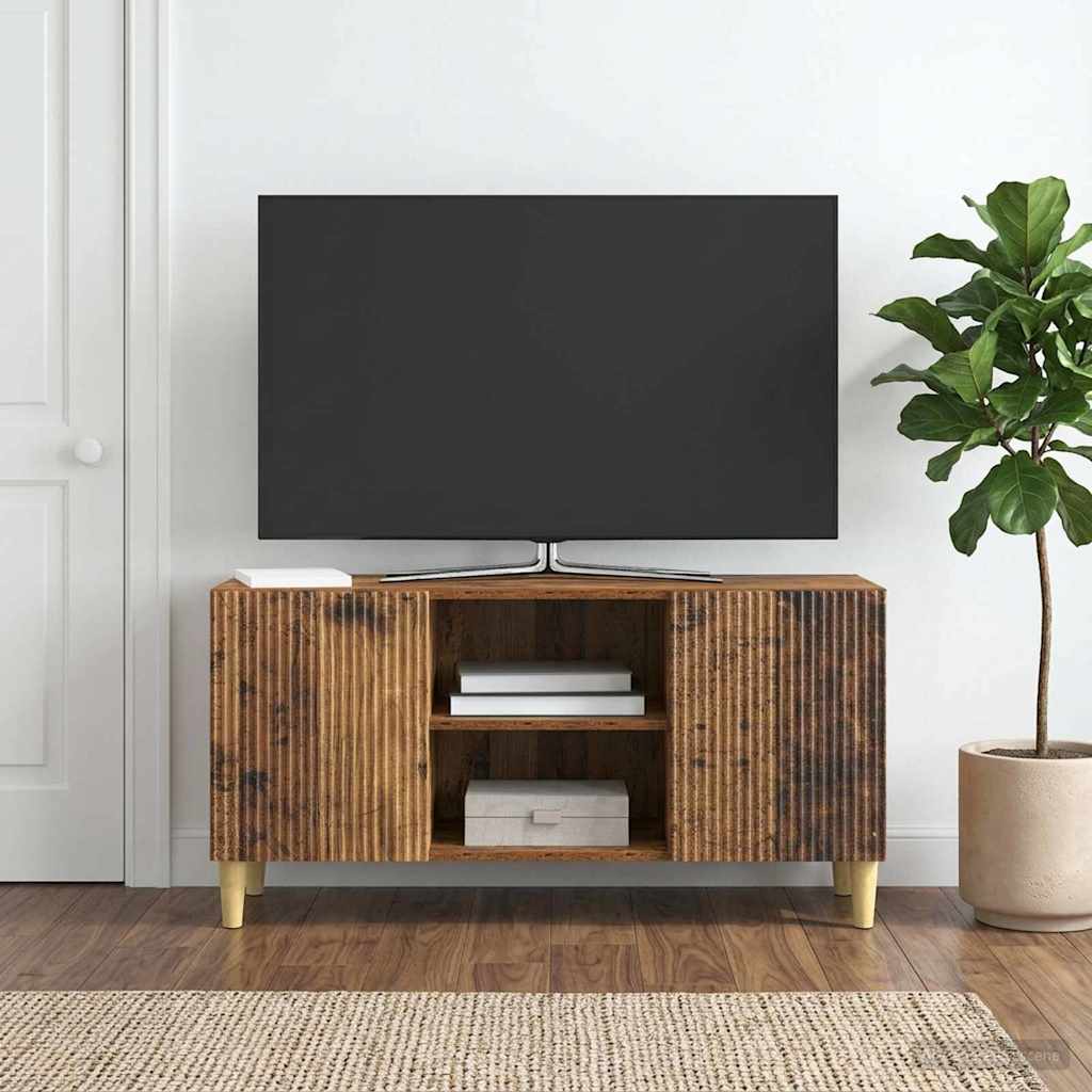TV-Schränk 102 x 34,5 x 50 cm Altholz Holzwerkstoff