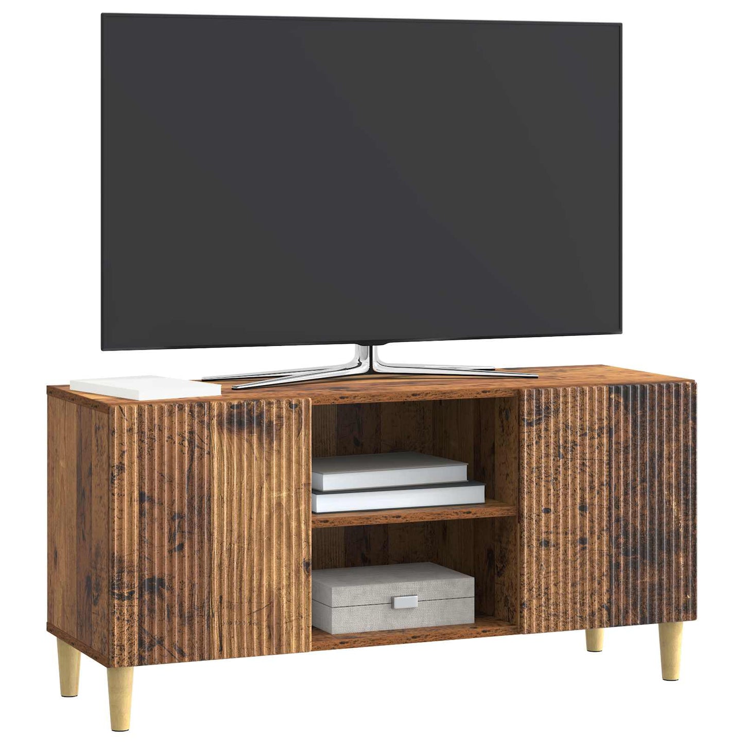 TV-Schränk 102 x 34,5 x 50 cm Altholz Holzwerkstoff