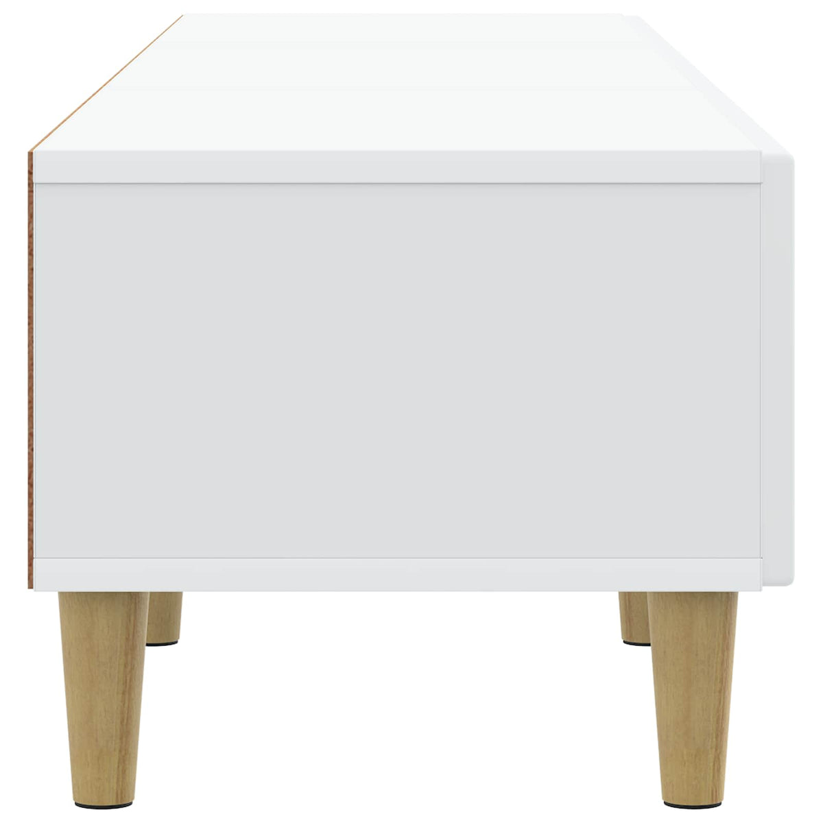 TV-Schränk mit Schubladen Weiß 147 x 34,5 x 30 cm Holzwerkstoff