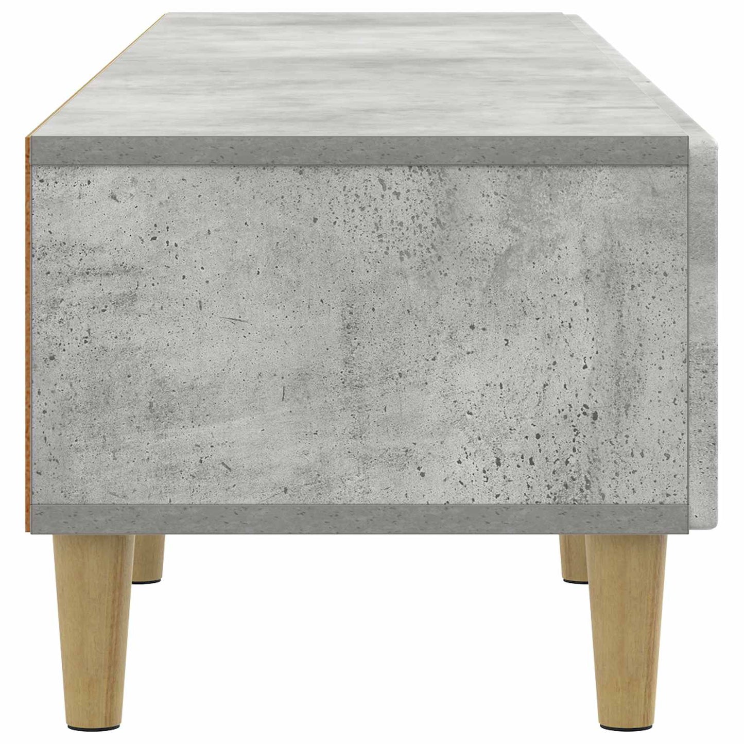 TV-Schränk Betongrau 147 x 34,5 x 30 cm Holzwerkstoff