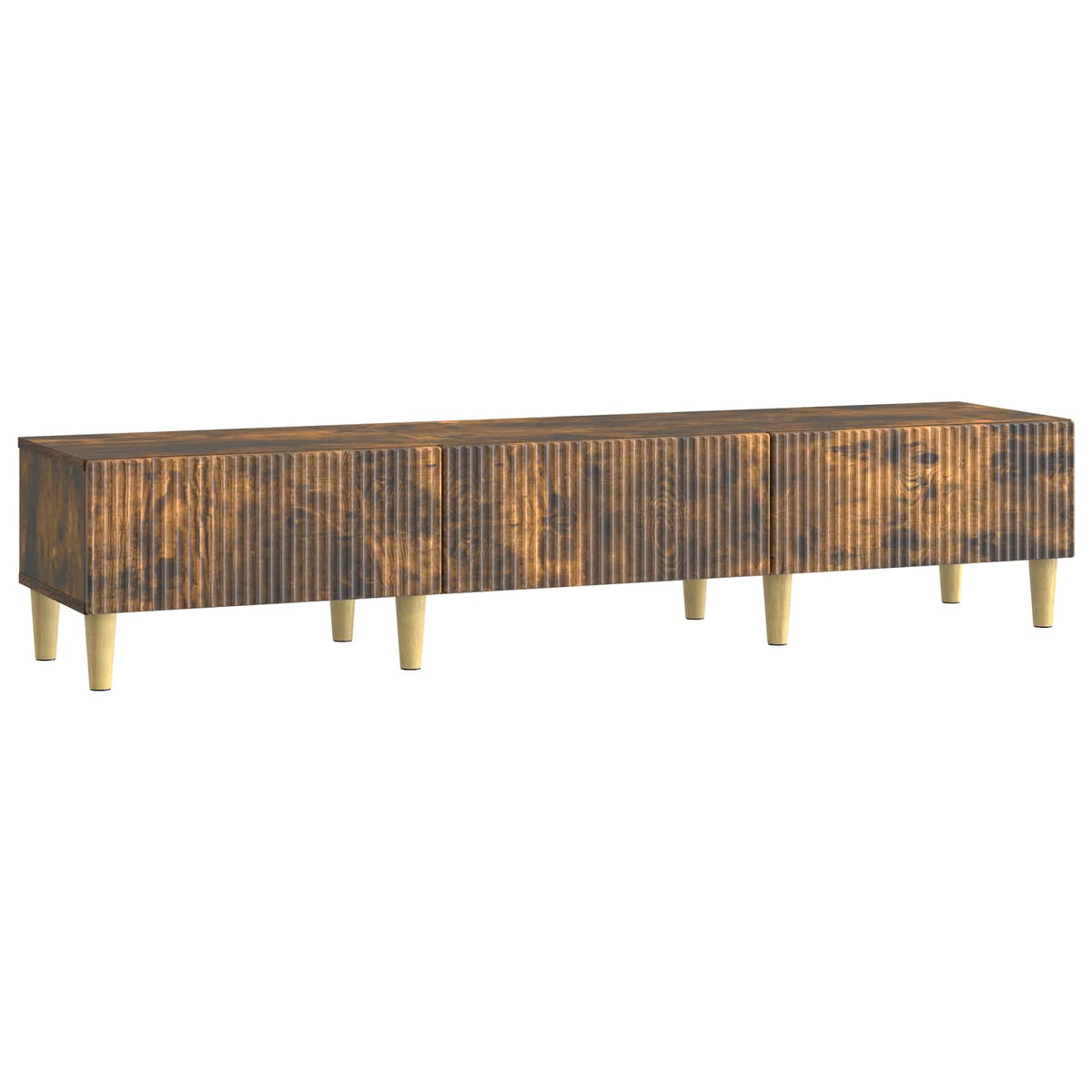 TV-Schränk Geräucherte Eiche 147 x 34,5 x 30 cm Holzwerkstoff