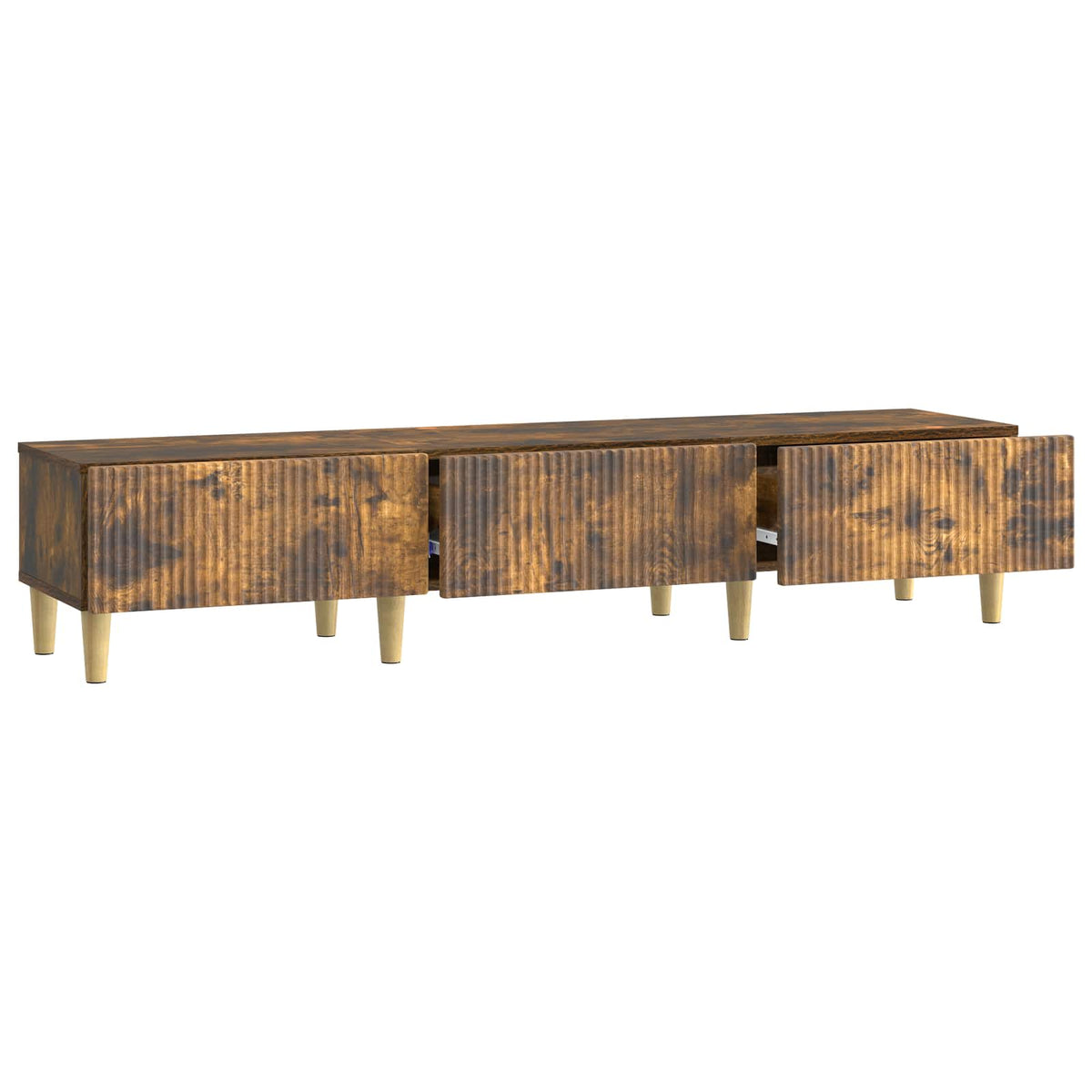 TV-Schränk Geräucherte Eiche 147 x 34,5 x 30 cm Holzwerkstoff