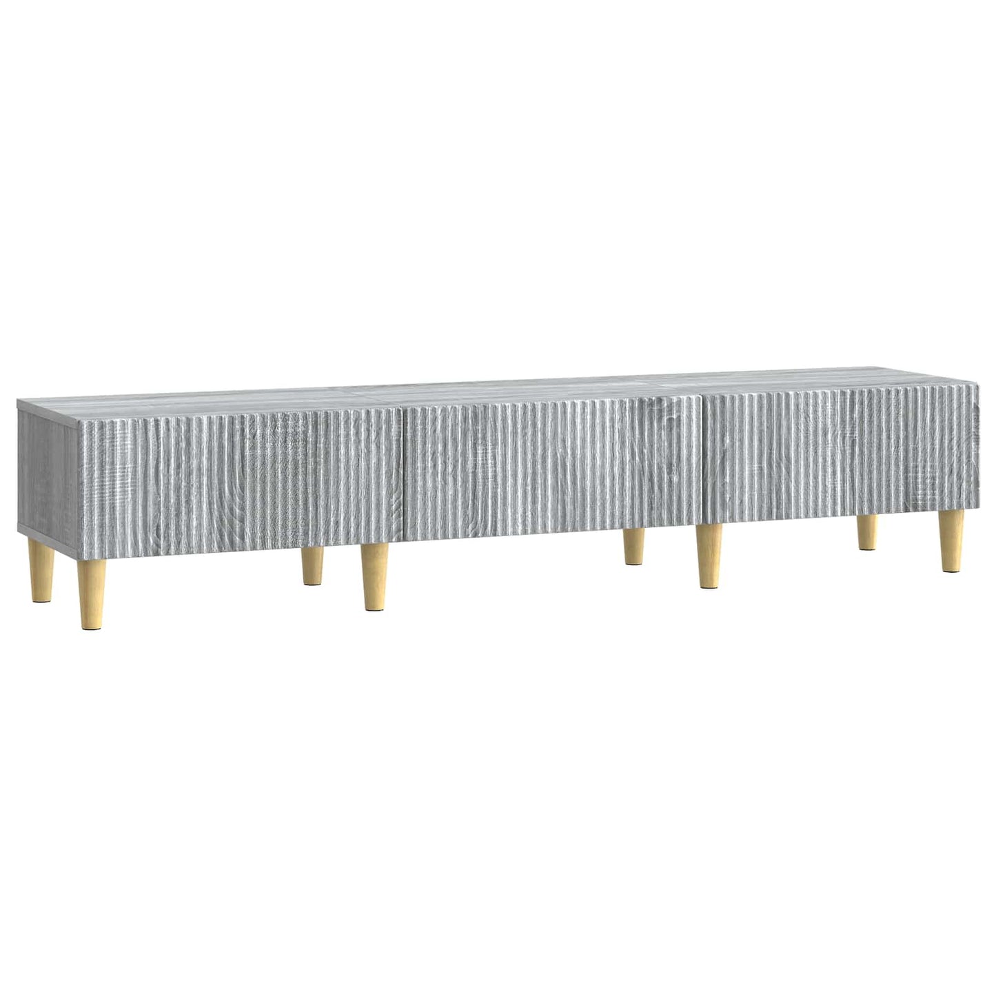 TV-Schränk Graues Sonoma 147 x 34,5 x 30 cm Holzwerkstoff