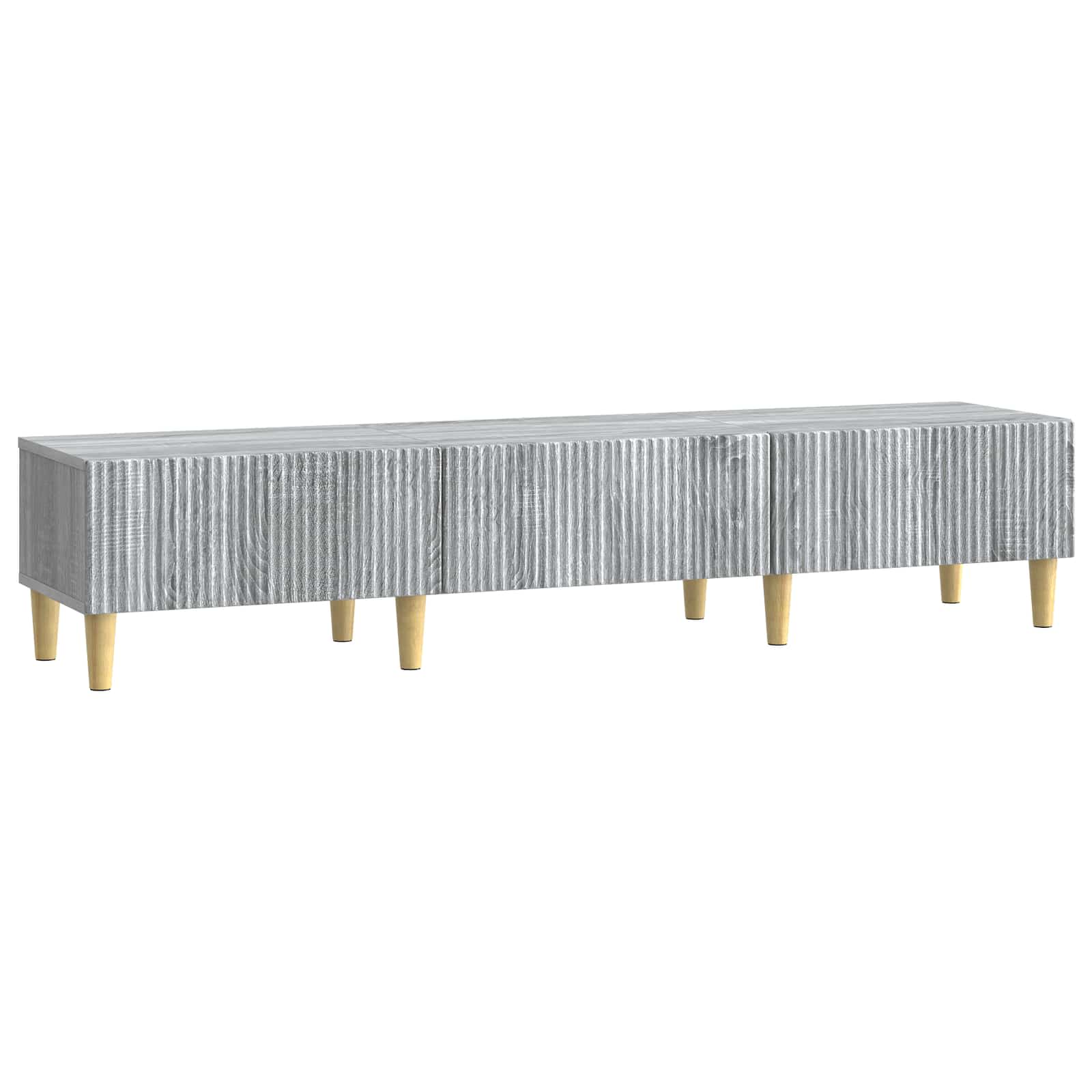 TV-Schränk Graues Sonoma 147 x 34,5 x 30 cm Holzwerkstoff