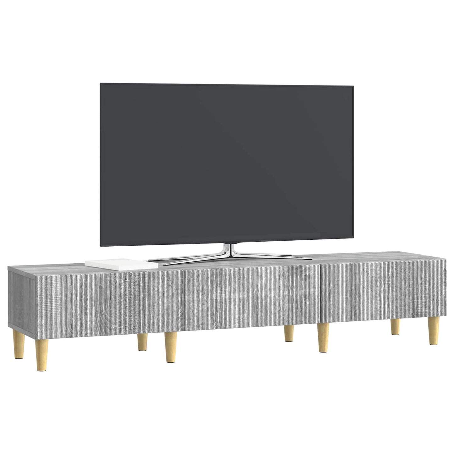 TV-Schränk Graues Sonoma 147 x 34,5 x 30 cm Holzwerkstoff