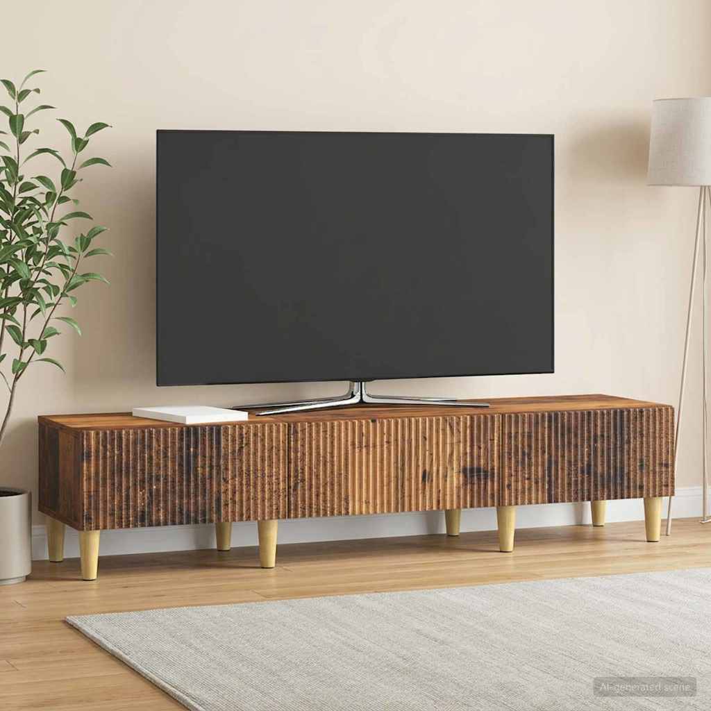 TV-Schränk Altholz 147 x 34,5 x 30 cm Holzwerkstoff