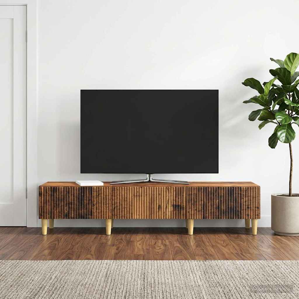 TV-Schränk Altholz 147 x 34,5 x 30 cm Holzwerkstoff