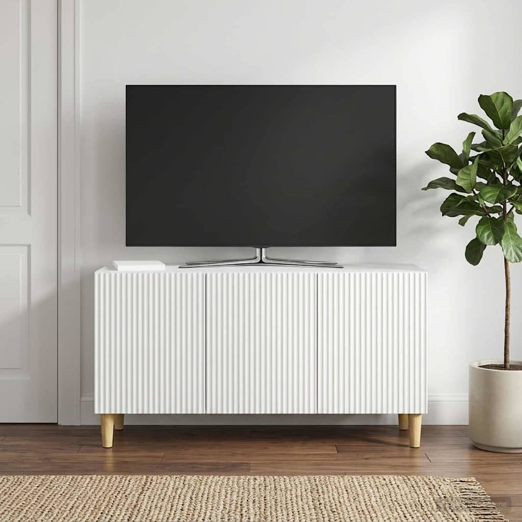 TV-Schränk Weiß 99 x 34,5 x 50 cm Holzwerkstoff