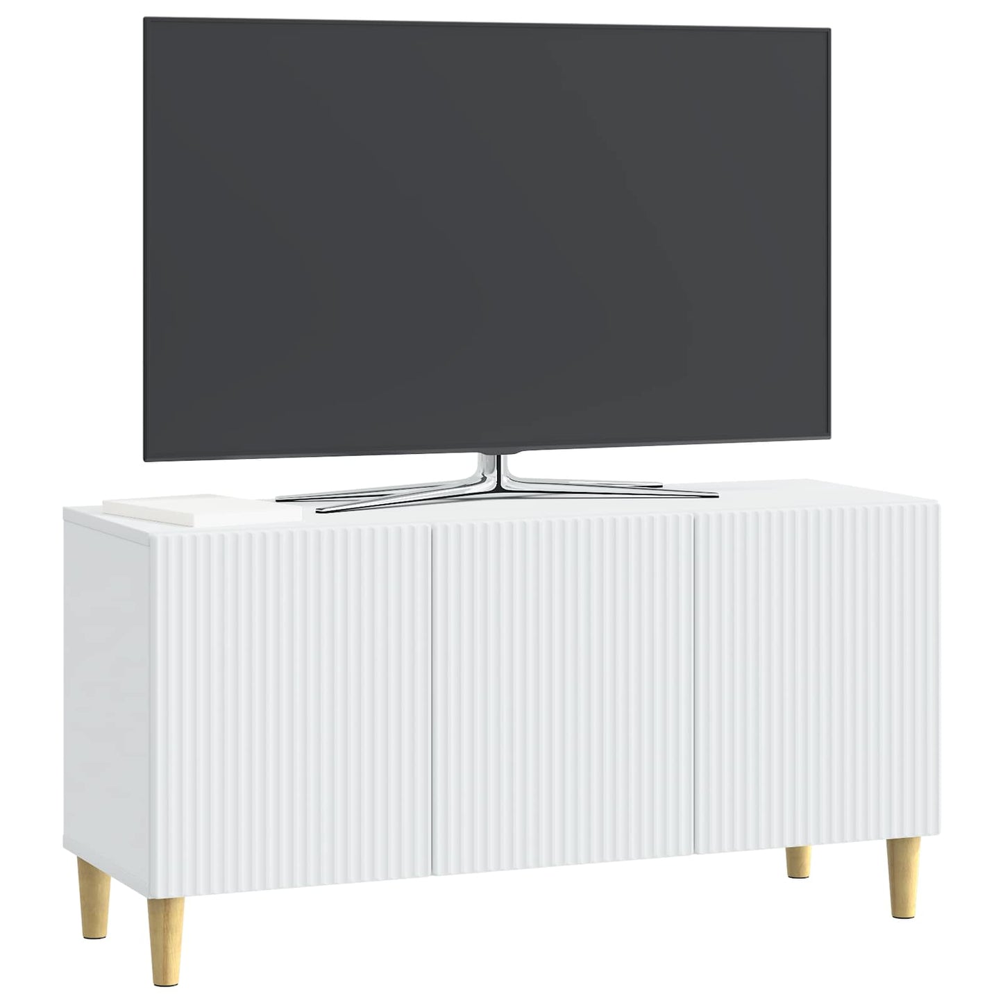 TV-Schränk Weiß 99 x 34,5 x 50 cm Holzwerkstoff