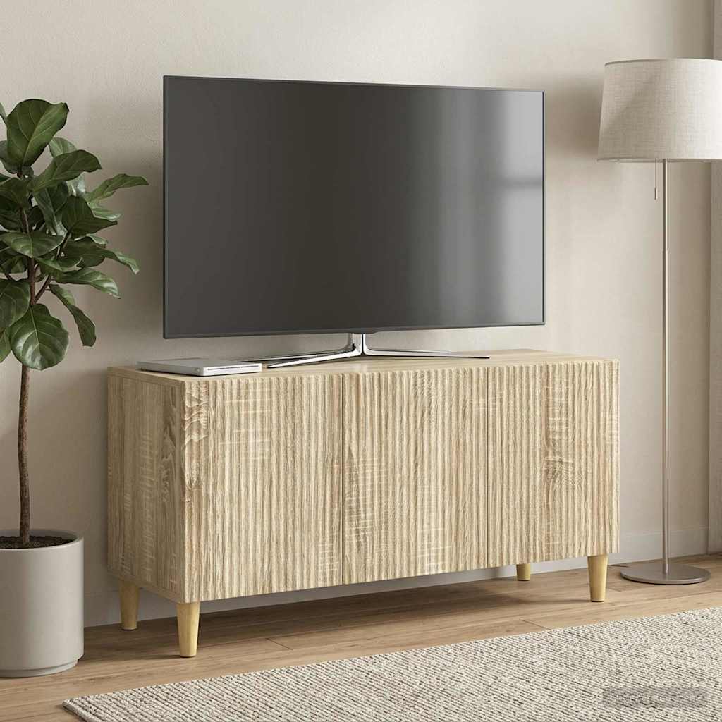 TV-Schränk 99 x 34,5 x 50 cm Sonoma-Eiche Holzwerkstoff