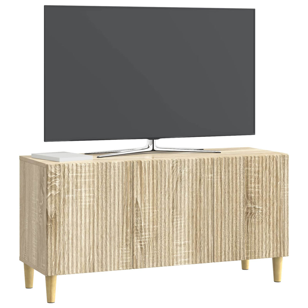 TV-Schränk 99 x 34,5 x 50 cm Sonoma-Eiche Holzwerkstoff