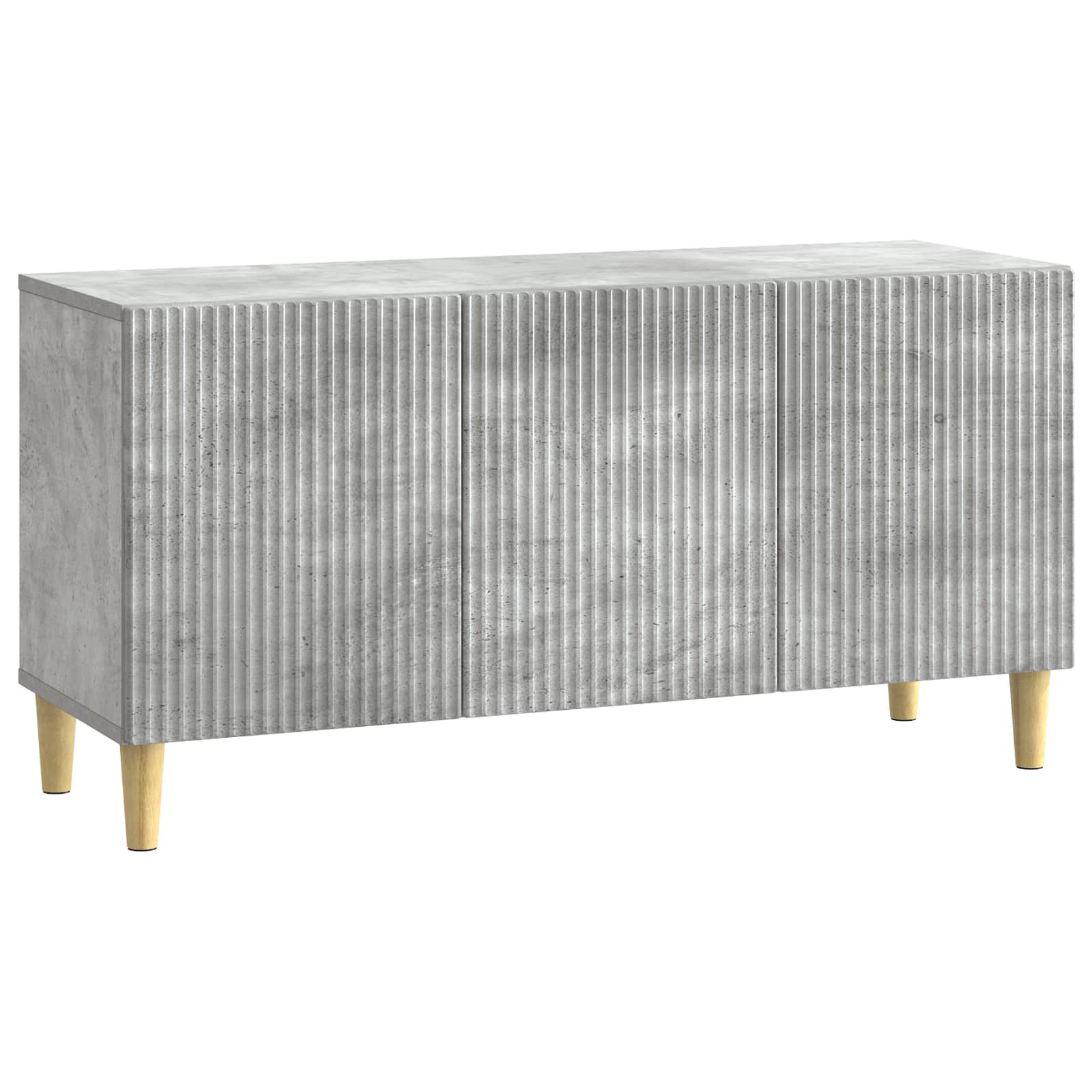 TV-Schränk 99 x 34,5 x 50 cm Betongrau Holzwerkstoff