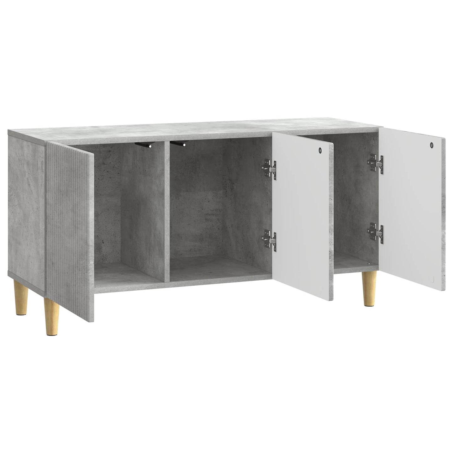 TV-Schränk 99 x 34,5 x 50 cm Betongrau Holzwerkstoff