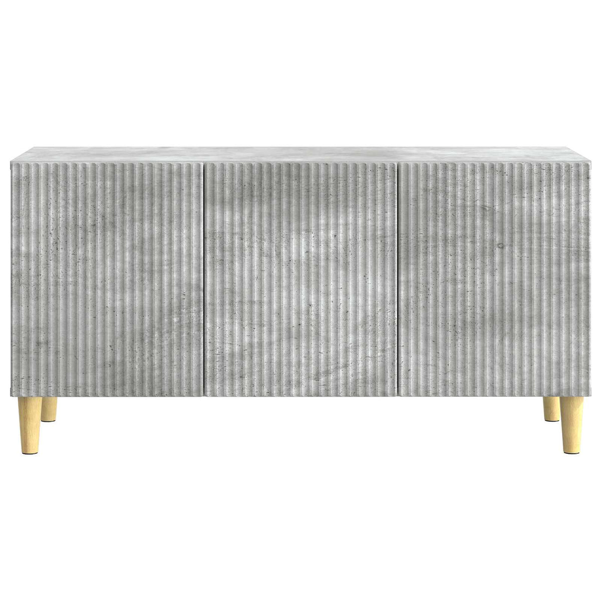TV-Schränk 99 x 34,5 x 50 cm Betongrau Holzwerkstoff