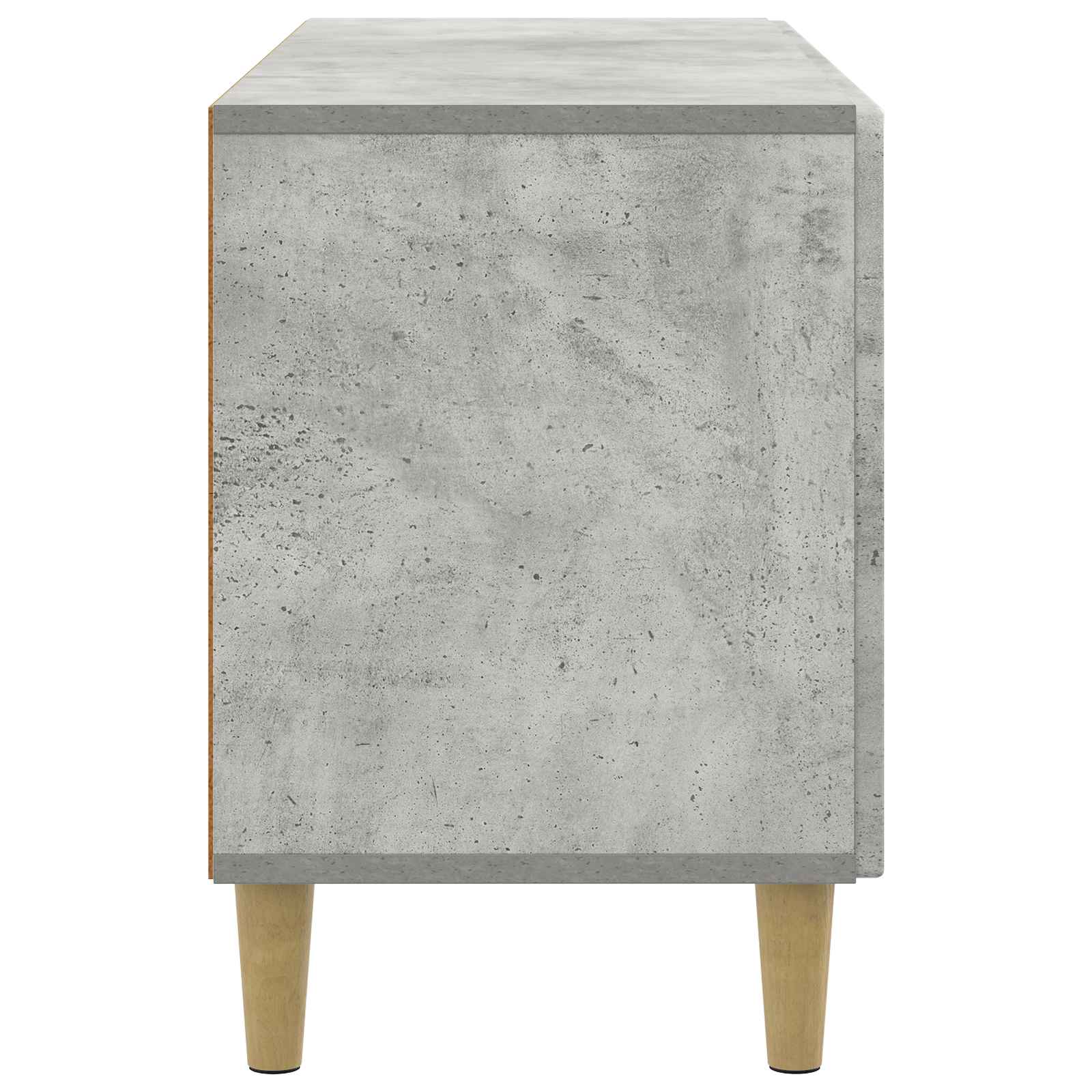 TV-Schränk 99 x 34,5 x 50 cm Betongrau Holzwerkstoff