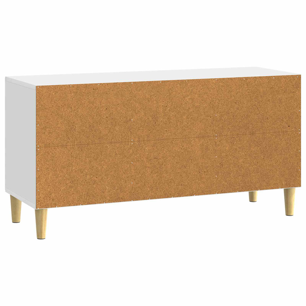 TV-Schränk 99 x 34,5 x 50 cm Hochglanz Weiß Holzwerkstoff