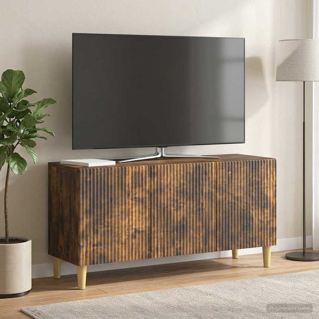 TV-Schränk 99 x 34,5 x 50 cm Räuchereiche Holzwerkstoff