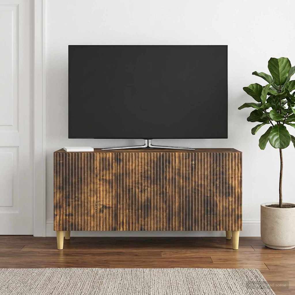 TV-Schränk 99 x 34,5 x 50 cm Räuchereiche Holzwerkstoff