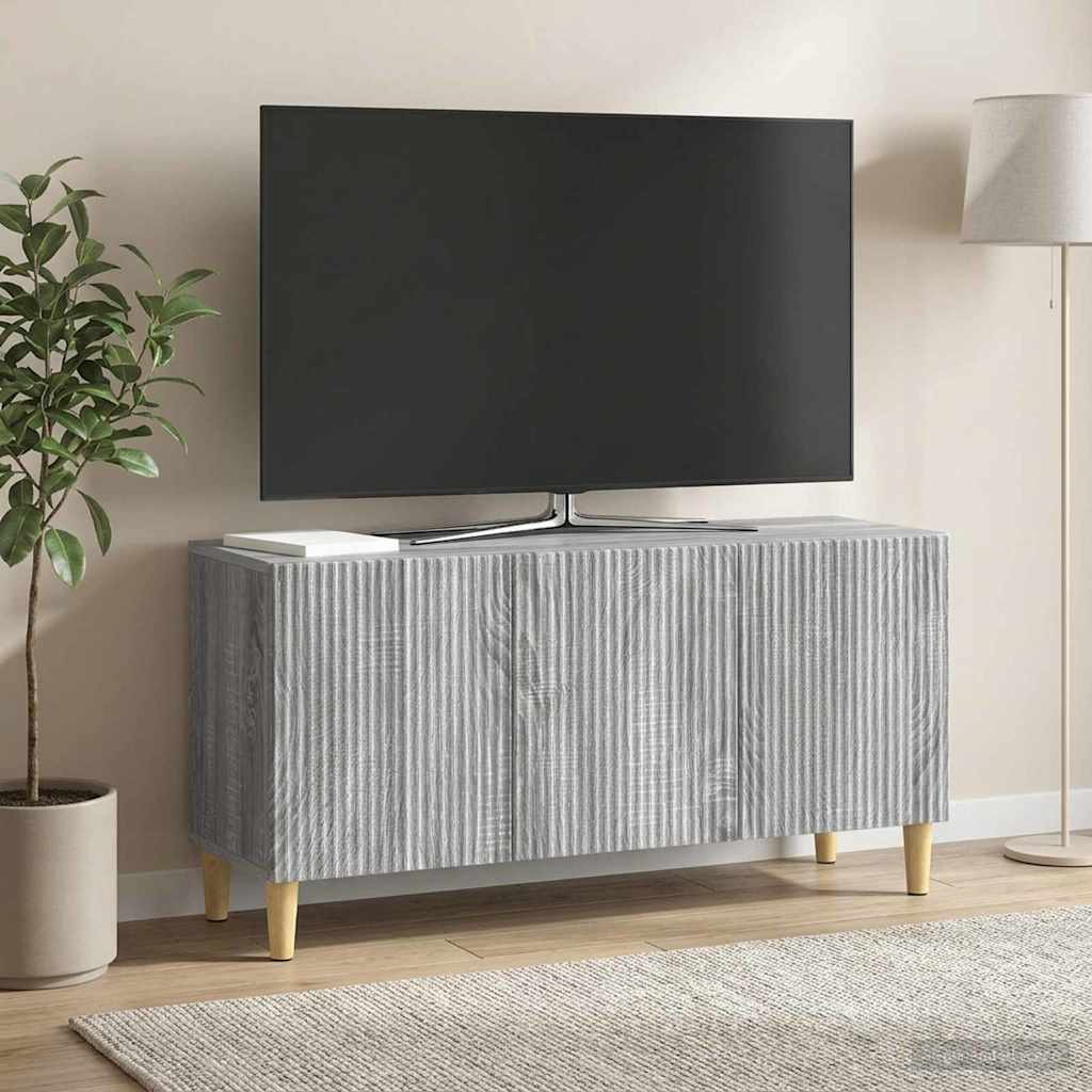 TV-Schränk 99 x 34,5 x 50 cm Sonoma-Grau Holzwerkstoff