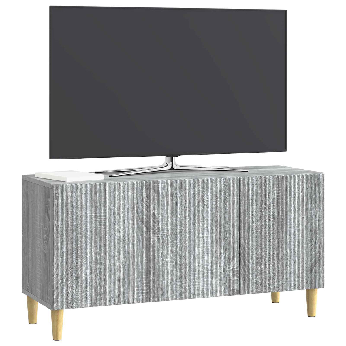 TV-Schränk 99 x 34,5 x 50 cm Sonoma-Grau Holzwerkstoff